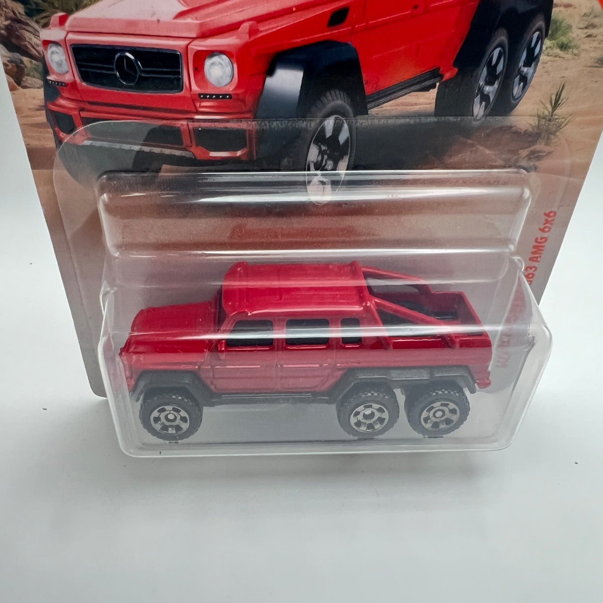 Matchbox Mercedes-Benz G63 AMG 6x6 Red 79/100 MBX Off-Road 5/20 1:64 Diecast