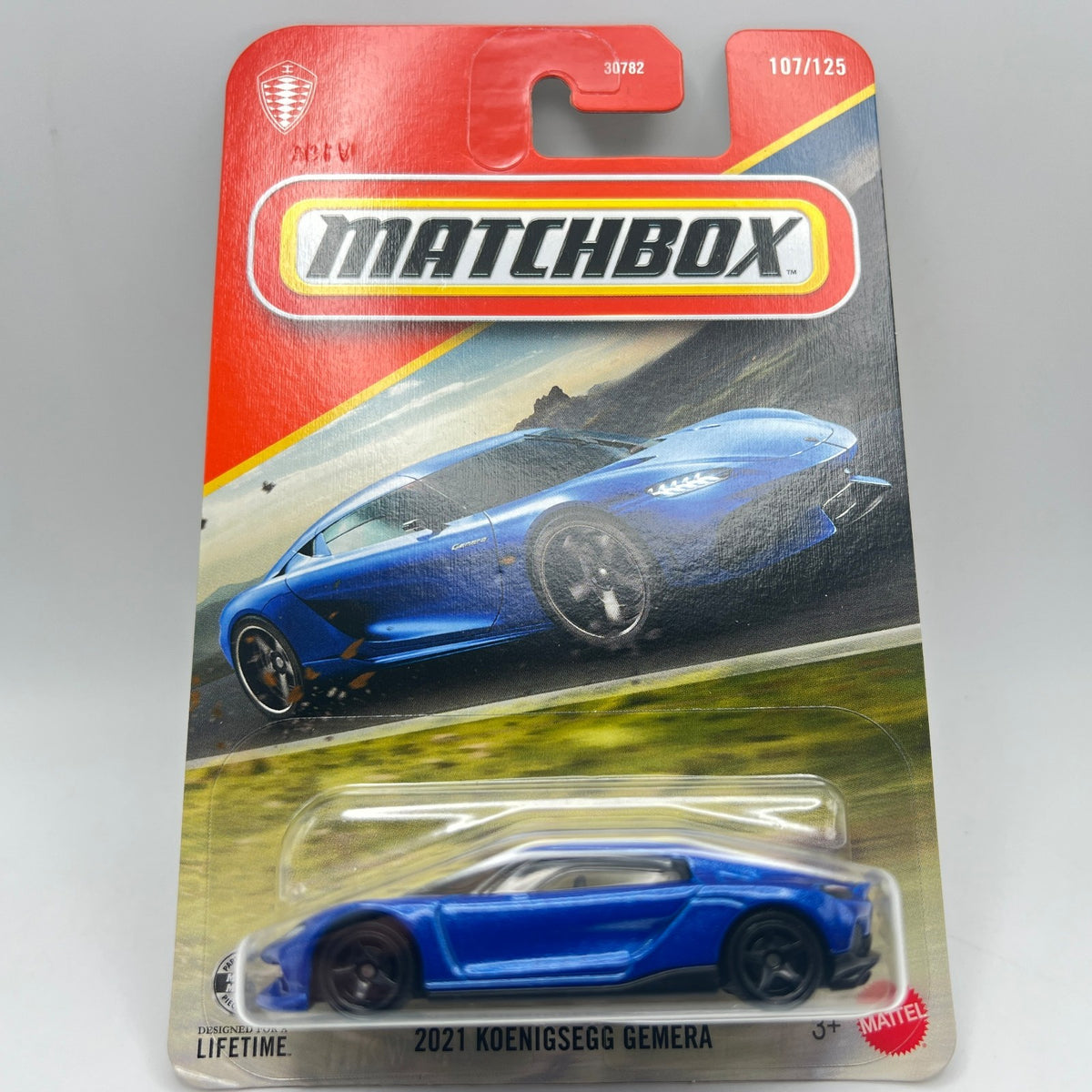 Matchbox 2021 Koenigsegg Gemera Blue 107/125 2026 Mainline