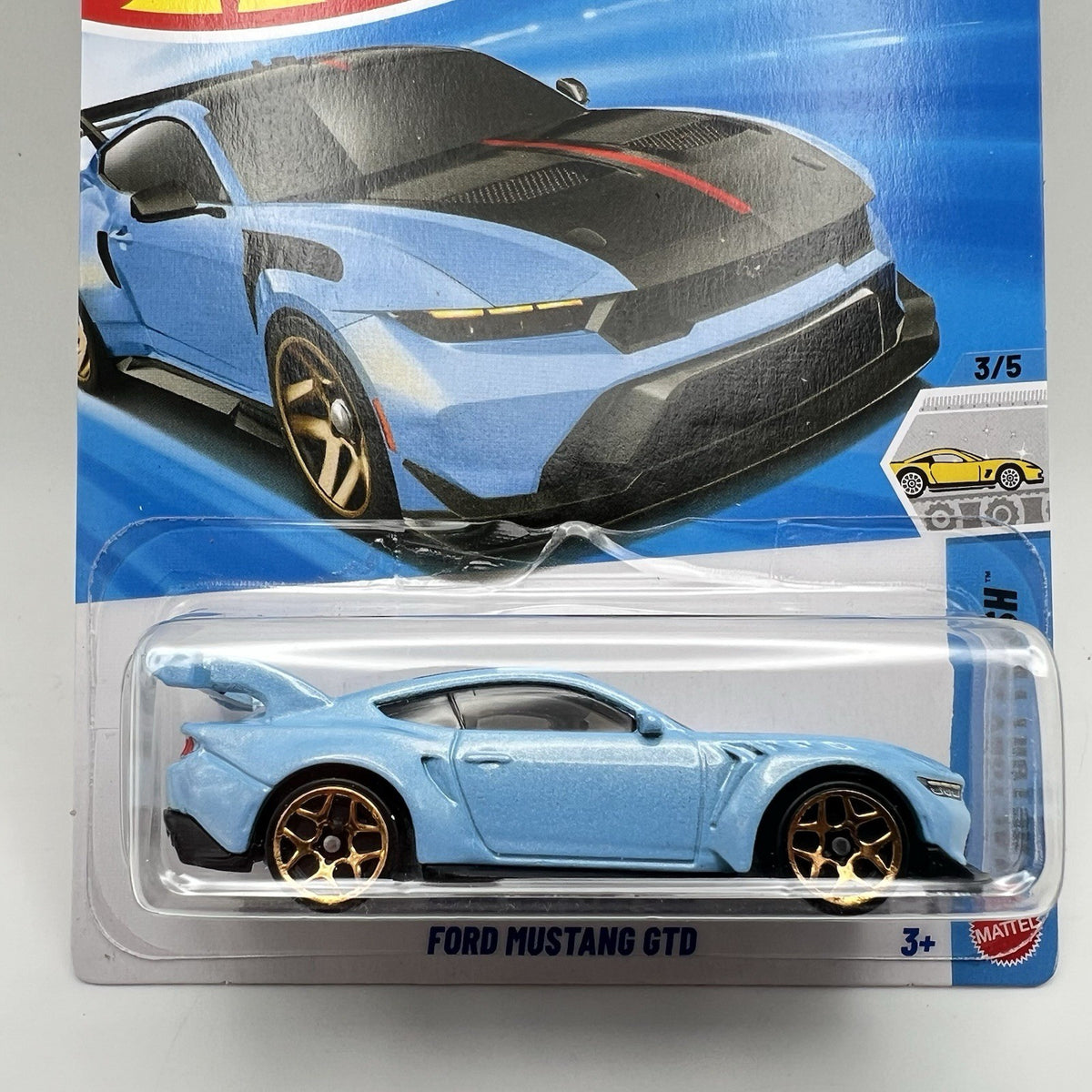 FORD mustang GTD BLUE Factory Fresh  45/250 3/5
