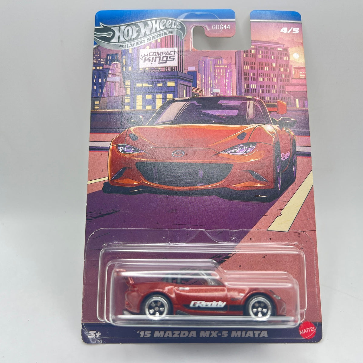 Hot Wheels Silver Series 15 Mazda MX-5 Miata GReddy Compact Kings 4/5