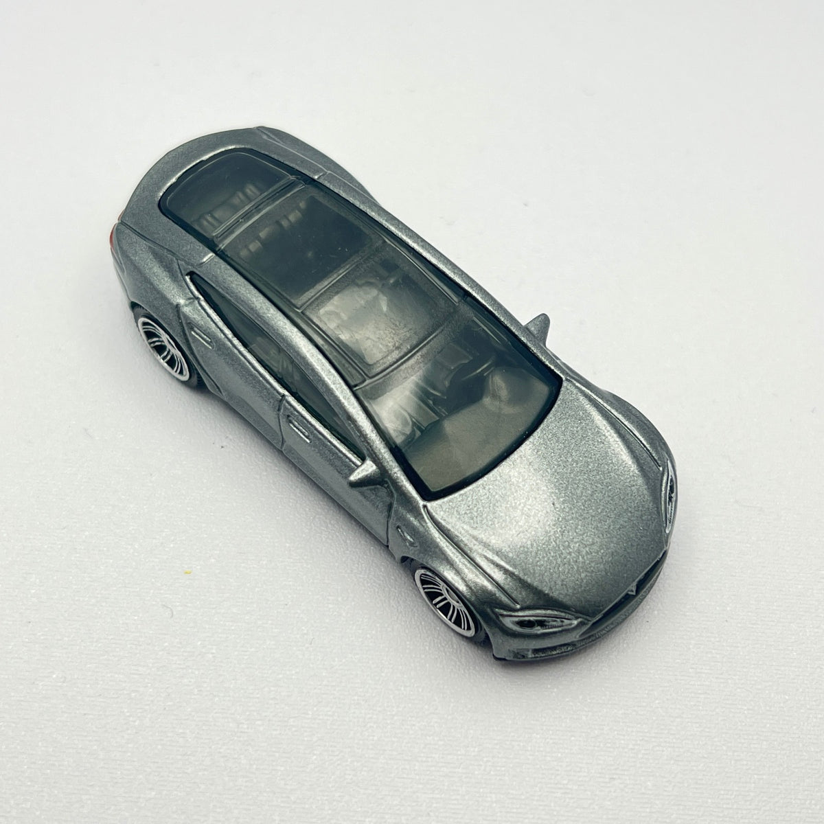 Matchbox Tesla Model S Gray Metallic LOOSE 1/64