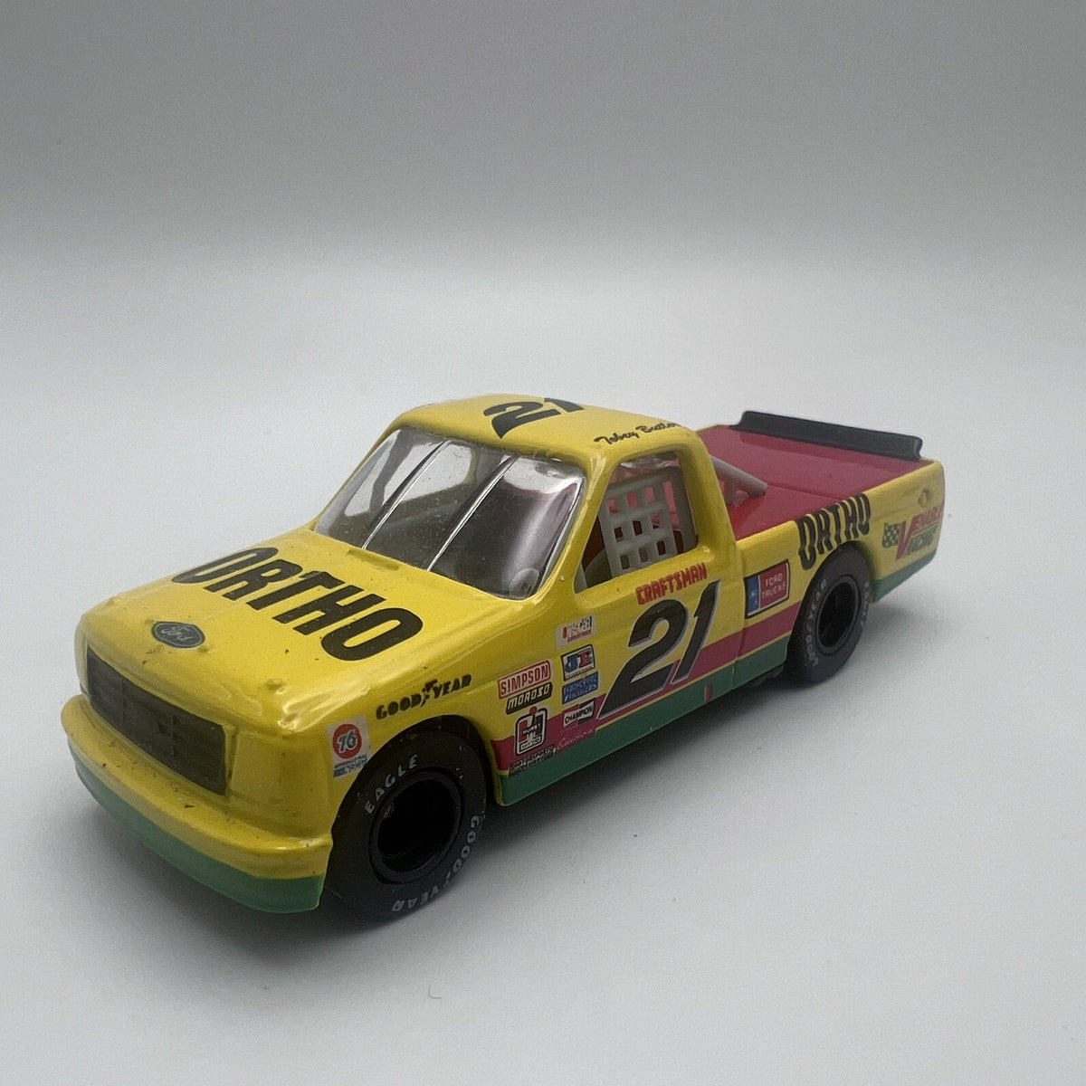 RACING CHAMPIONS FORD NASCAR PICKUP 21 TOBEY BUTLER ORTHO 1:64 SCALE