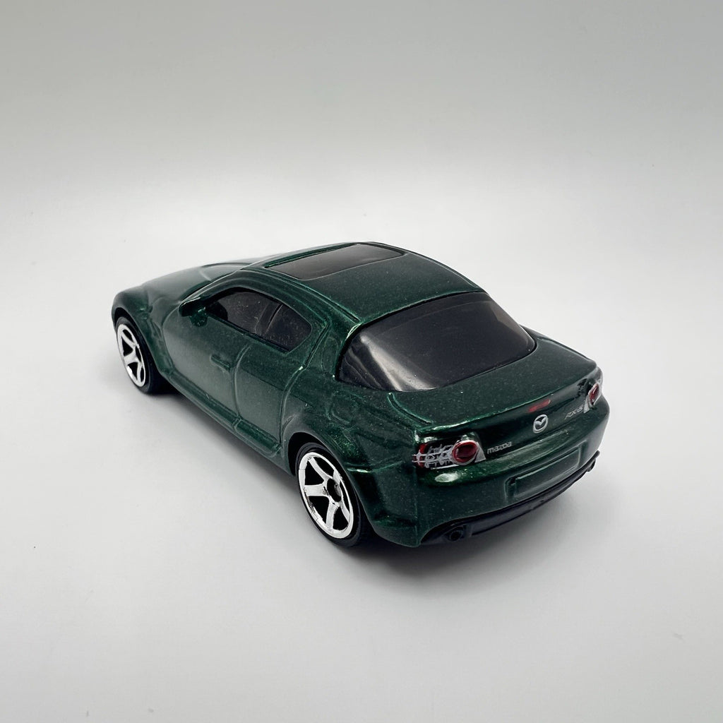 Matchbox 2004 Mazda RX-8 Dark Green 1:64 Diecast Diorama Model Car