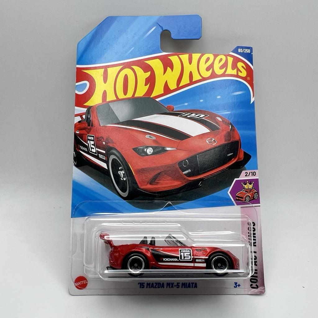 Hot Wheels '15 Mazda MX-5 Miata Red #80 80/250 - 2025 Compact Kings