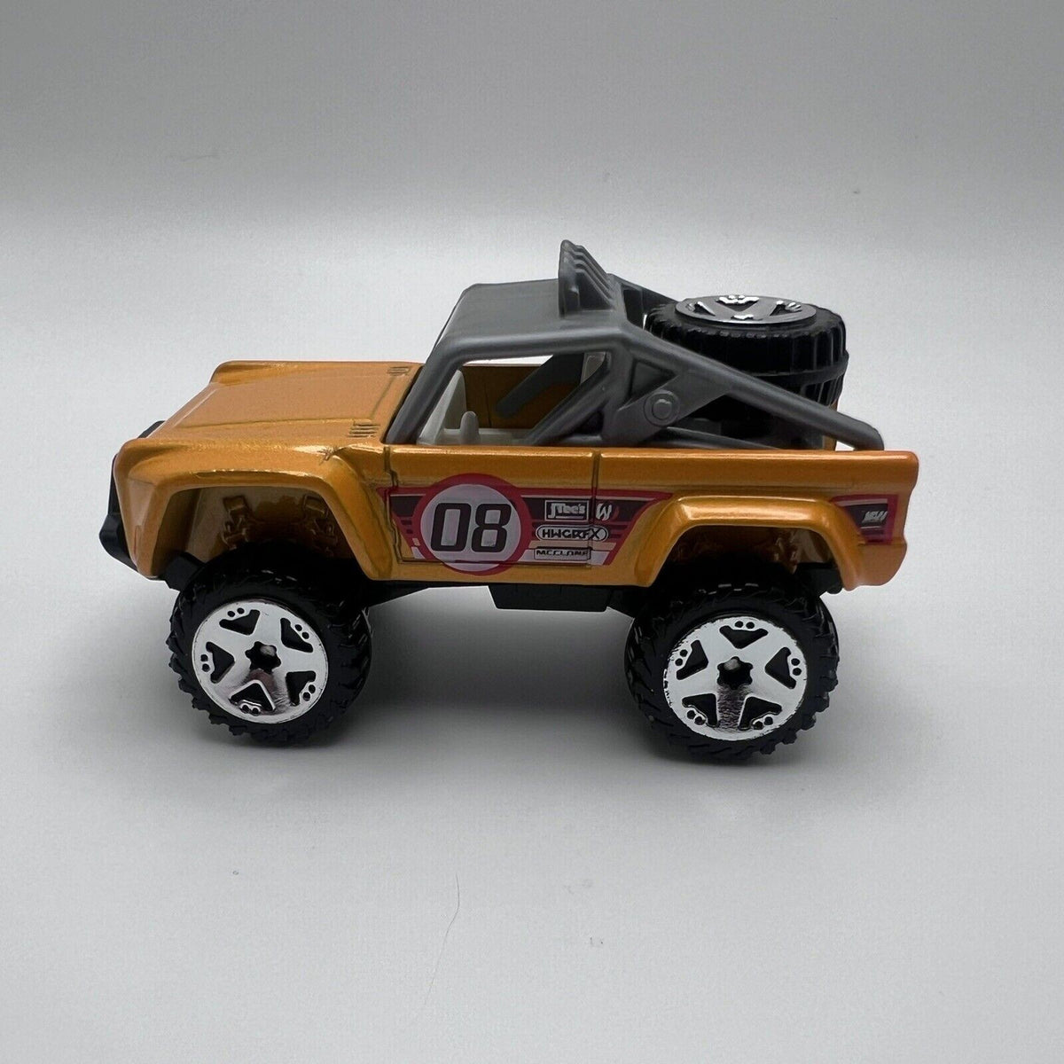 Hot Wheels 2008 New Models Custom Ford Bronco  Yellow  Loose