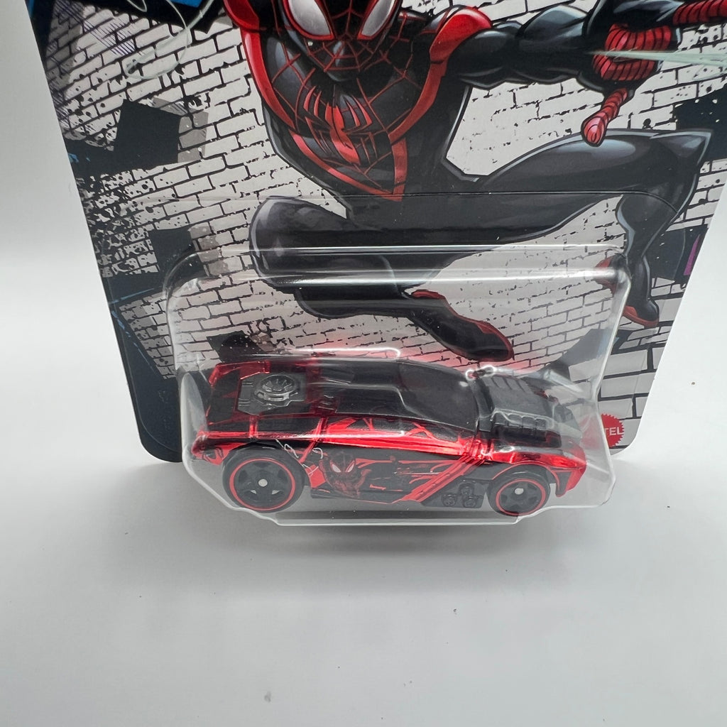 Hot Wheels Silver Series Rogue Hog Marvel Spider-Man 3/5 Black 1:64