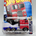 2025 HOT WHEELS F CASE TRANSFORMERS OPTIMUS PRIME RED HW SCREEN TIME 6/10