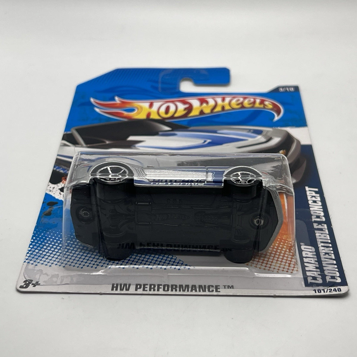 NIP 2010 Hot Wheels Mainline Camaro Convertible Concept 101/240 Mtflk Silver