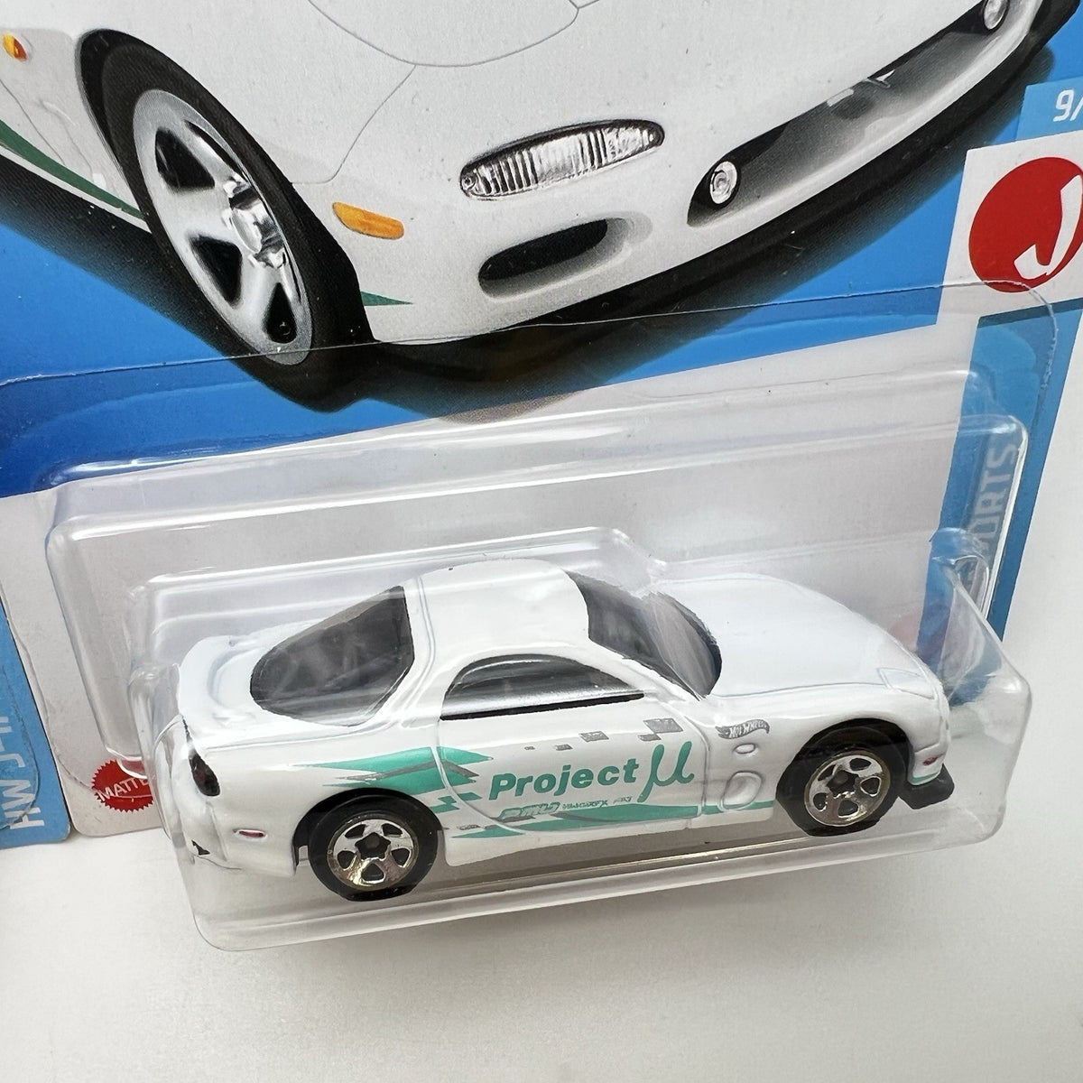 Hot Wheels '95 Mazda RX-7 White Project MU Blue White Color VARIATION set