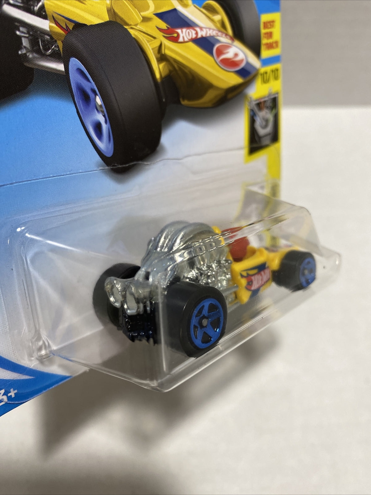 2019 HOT WHEELS H CASE TREASURE HUNT HEAD STARTER # 163 YELLOW