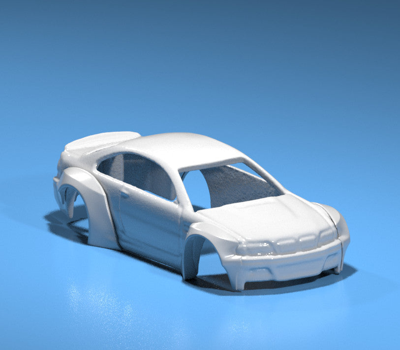 Wide Body Fenders For Hot Wheels BMW E46 - Resin - 3d Printed