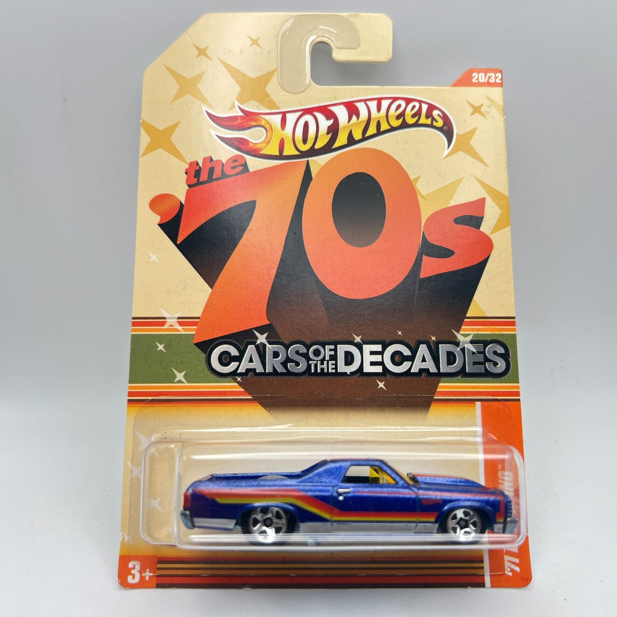 Hot Wheels '71 El Camino Blue Cars of the Decades 70s 29/32