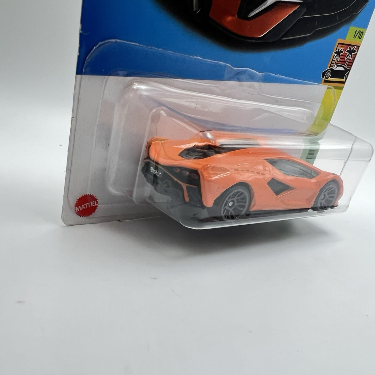 2021 Hot Wheels LAMBORGHINI SIAN FXP 37 orange black 1/10 Exotics 60 Anniverario
