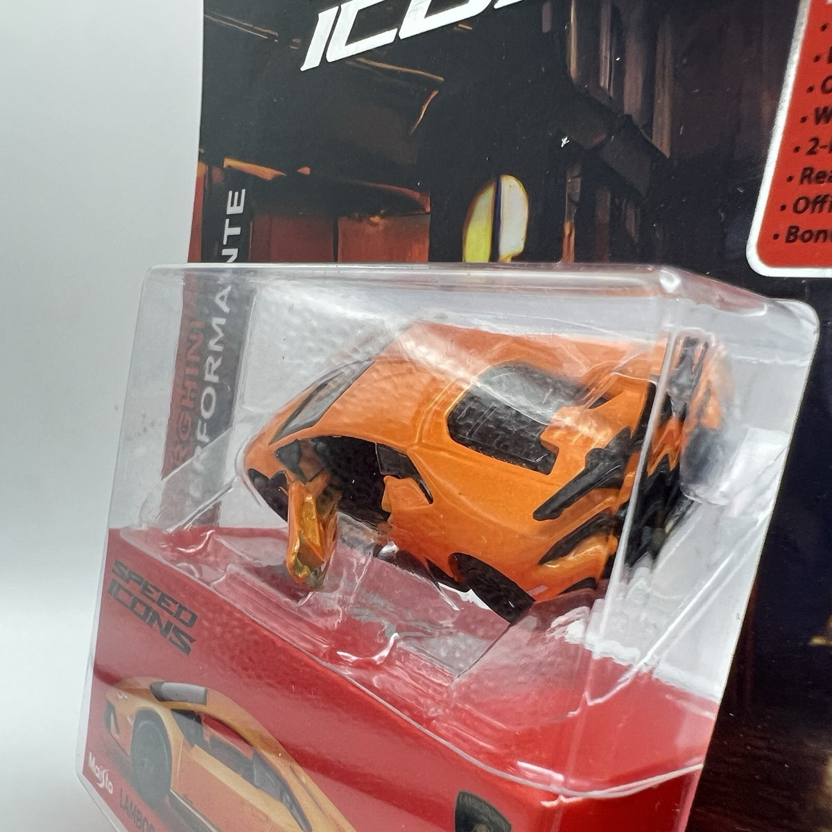 2025 Maisto Speed Icons Orange LAMBORGHINI HURACAN PERFORMANTE Ltd Edition New