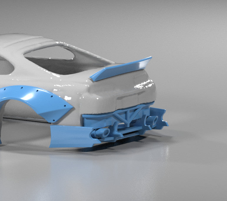 Rocket Bunny V1 Wide Body Kit for Hot Wheels Toyota Supra - Resin - 3d Printed