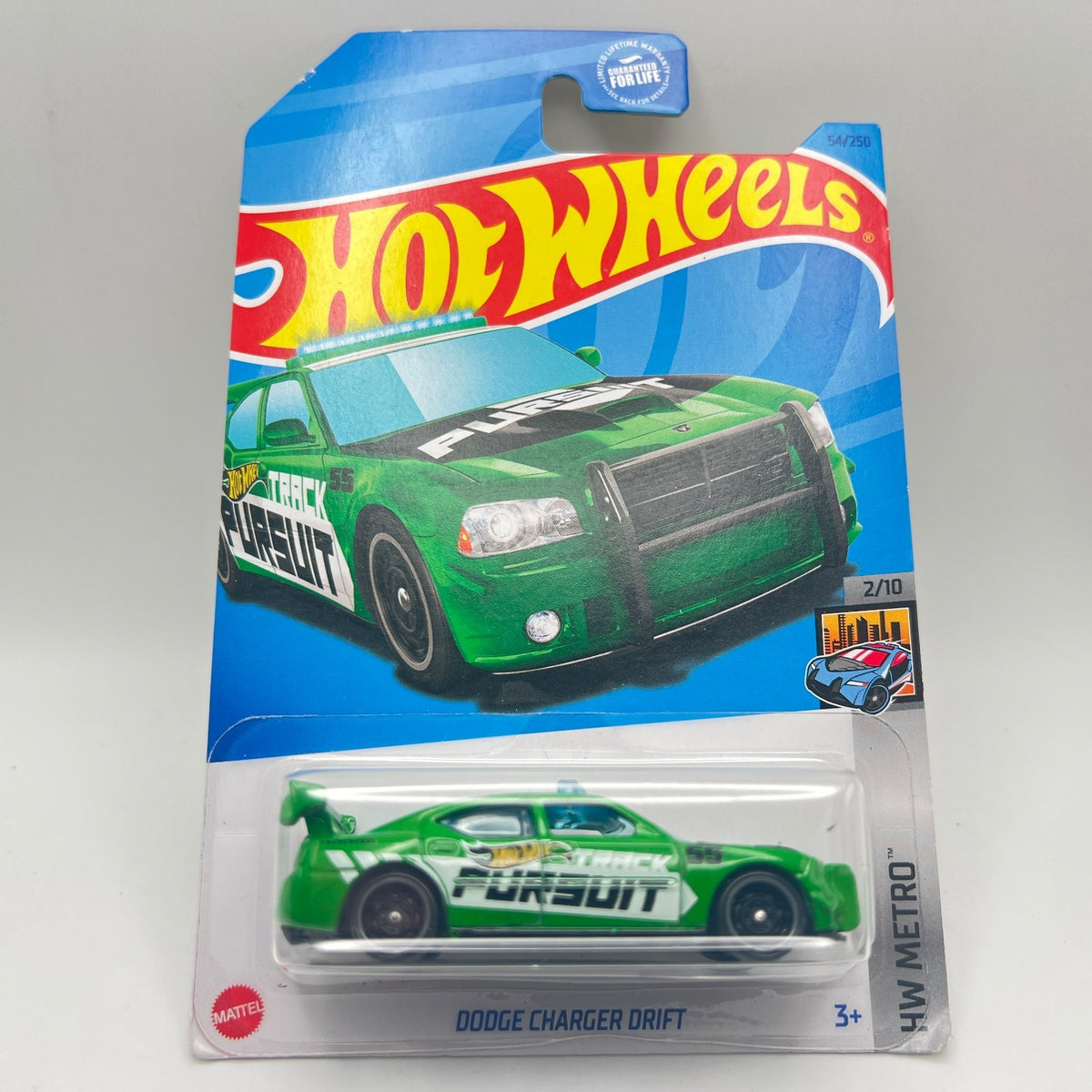 Hot Wheels Dodge Charger Drift Green 54/250 HW Metro 2/10