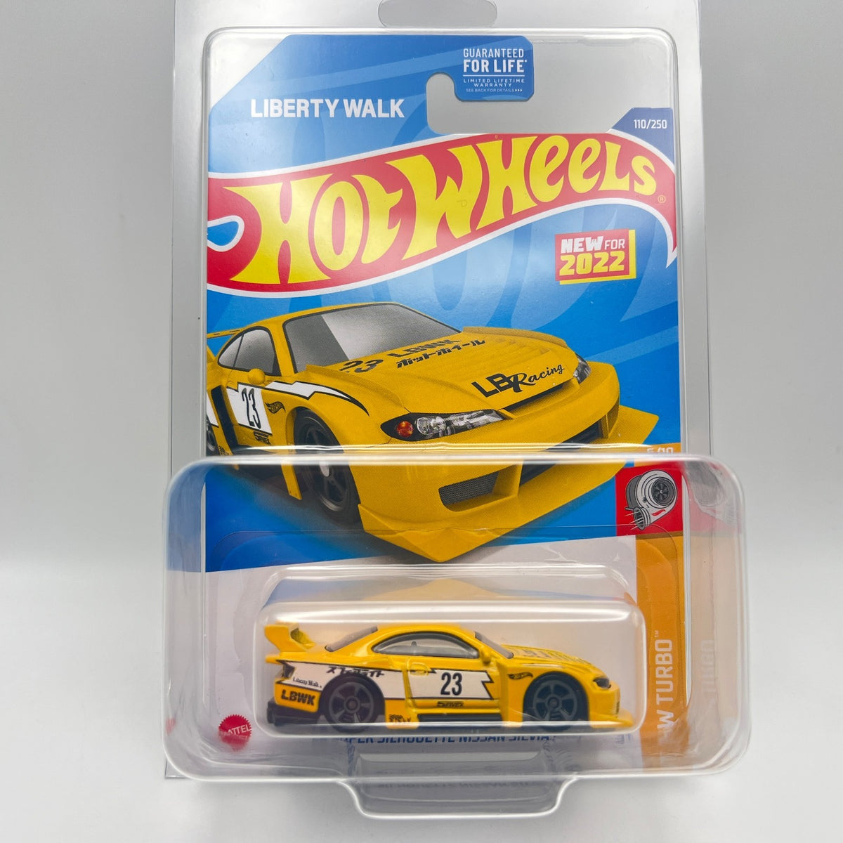 Hot Wheels LB Super Silhouette Silvia S15 Yellow 110/250 HW Turbo The Vault