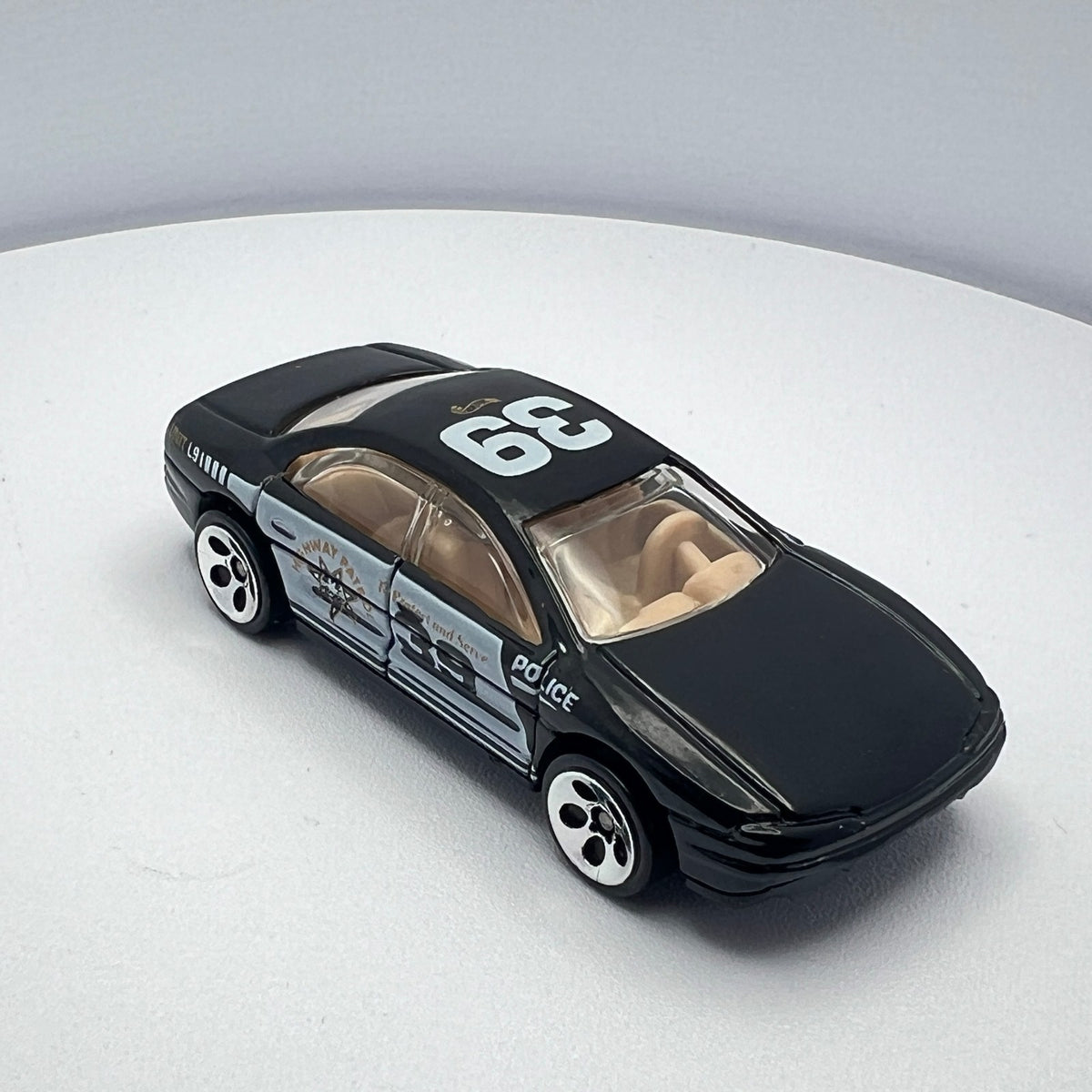 Hot Wheels Oldsmobile Aurora Black Highway Patrol 39 LOOSE 1/64