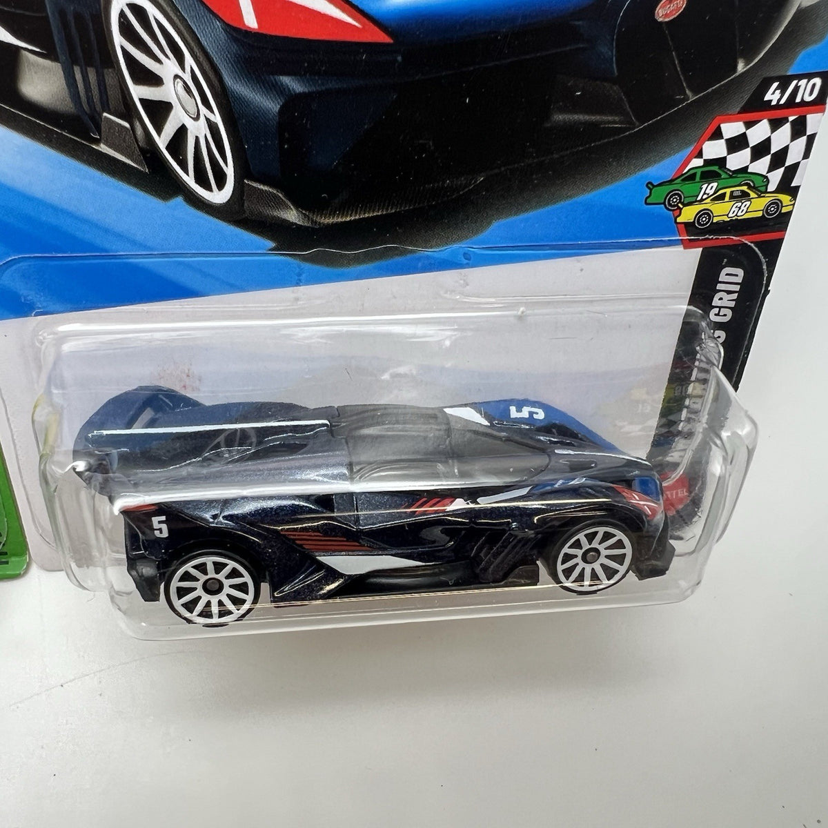 (Set Of 2) Hot Wheels Bugatti Bolide - Red And Blue