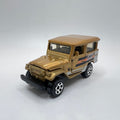 Matchbox Toyota FJ40 Land Cruiser 1968 Gold MBX LOOSE 1/64
