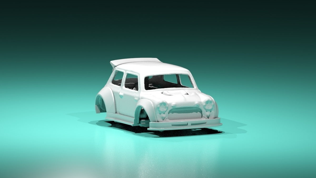 Cheeky Wide Body Kit for Hot Wheels Morris Mini - Resin - 3D Printed