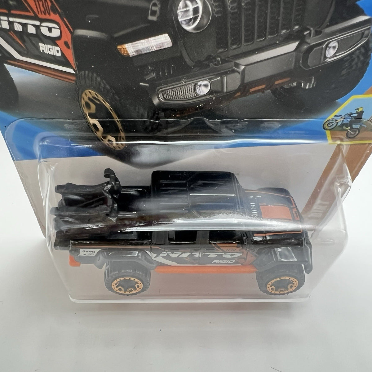 2025 Hot Wheels HW Dirt 6/10 Black Nitto Rigid ‘20 Jeep Gladiator #130 Truck
