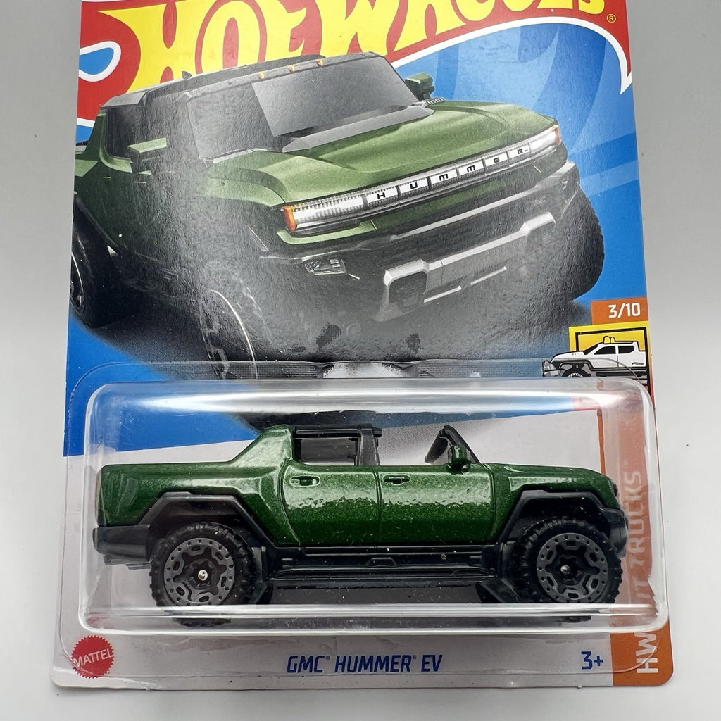 Hot Wheels GMC Hummer EV New HW Hot Trucks Series#3/10 Green Diecast 1:64 Scale