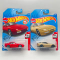 Hot Wheels '89 Porsche 944 Turbo Lot of 2 Red + Gold 47/250 Porsche 1/5 1:64