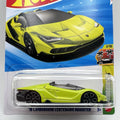 Hot Wheels ‘16 Lamborghini Centenario Roadster Green Exoticars 1/10