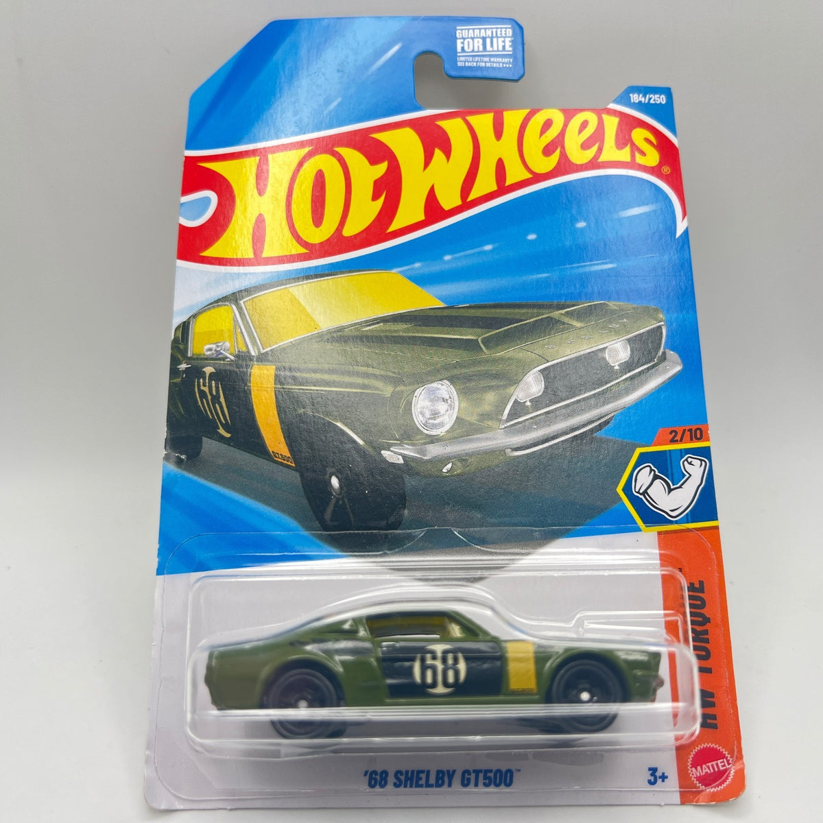 Hot Wheels '68 Shelby GT500 Olive Green 184/250 HW Torque 2/10