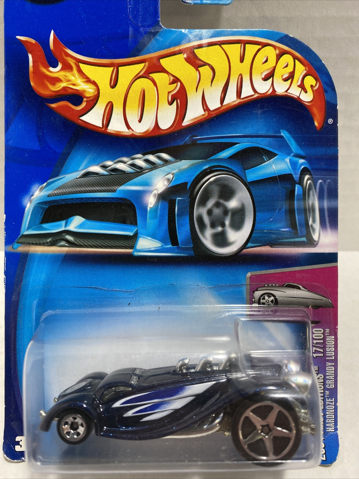Hot Wheels ~ 2004 First Editions #017 ~ Hardnoze  Grandy Lusion