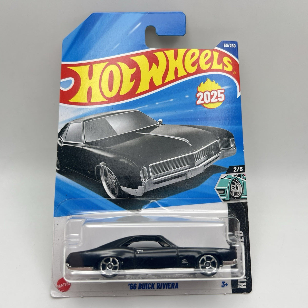 2025 HOT WHEELS ‘66 BUICK RIVIERA HW MODIFIED 2/5 REGAL BLACK NEW FOR 2025