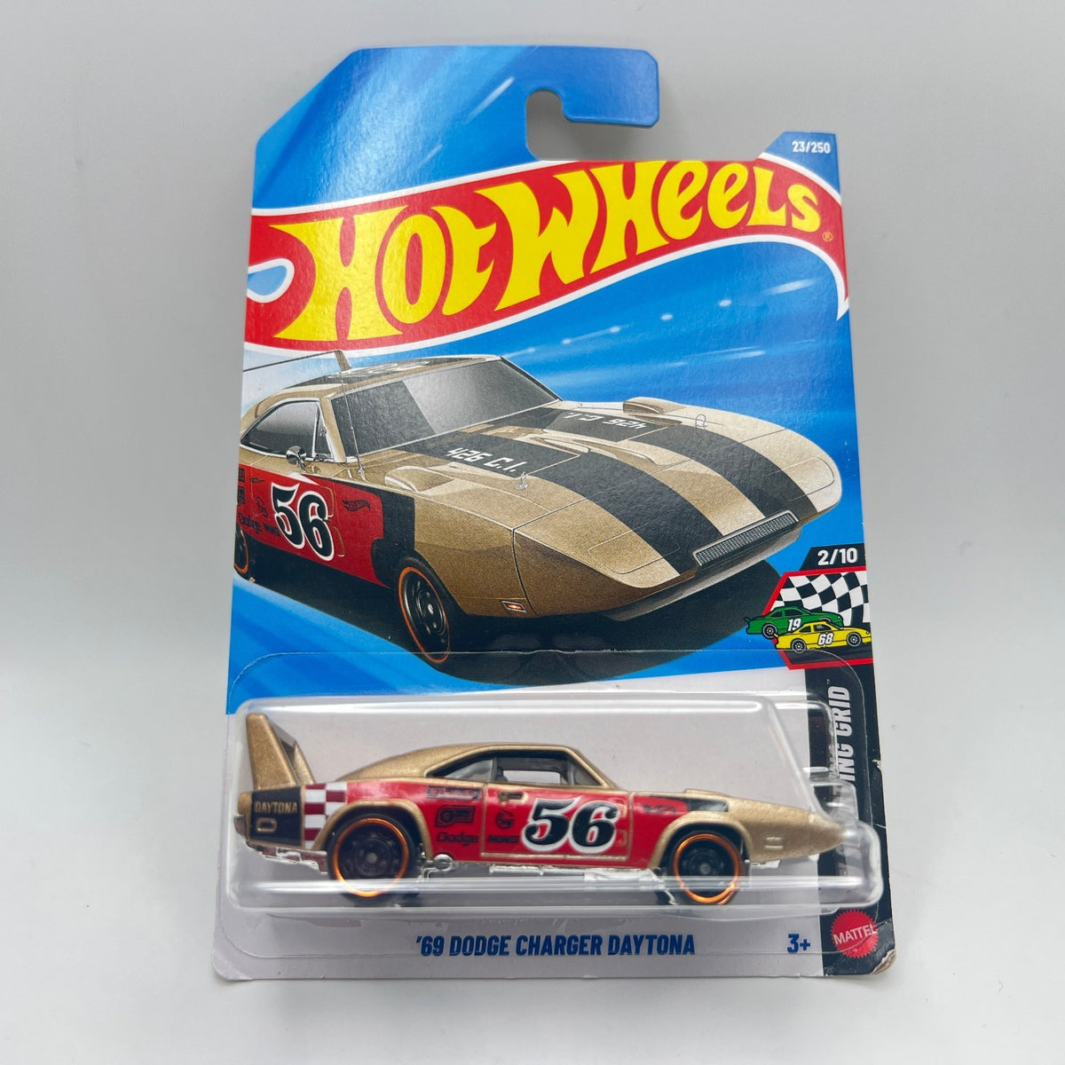 HW 69 Dodge Charger Daytona Gold #56 23/250 HW Starting Grid 2/10