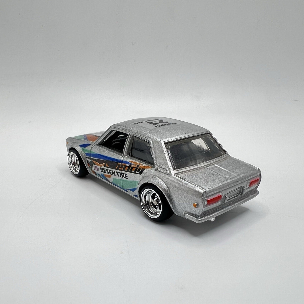 Hot Wheels '71 DATSUN 510 ALL CUSTOM! Full Paint And Real Riders