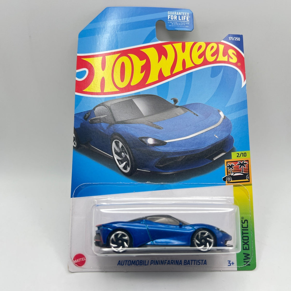 Hot Wheels Pininfarina Battista 171/250 HW Exotics 2/10 Metallic Blue