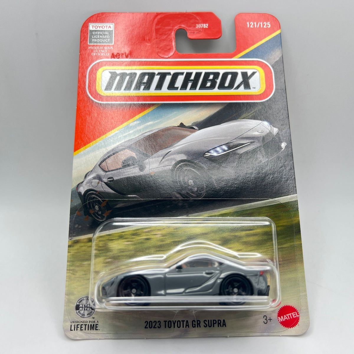 Matchbox 2023 Toyota GR Supra Grey 121/125 2026 Mainline 1:64 Diecast