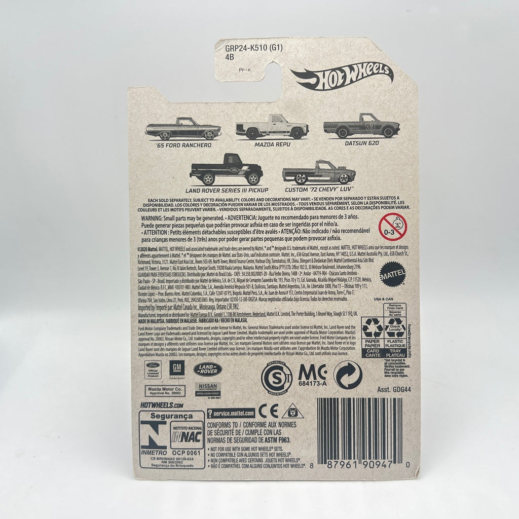 Hot Wheels Mazda REPU 2/5 Yellow Set Card 1:64 Diecast Pickup