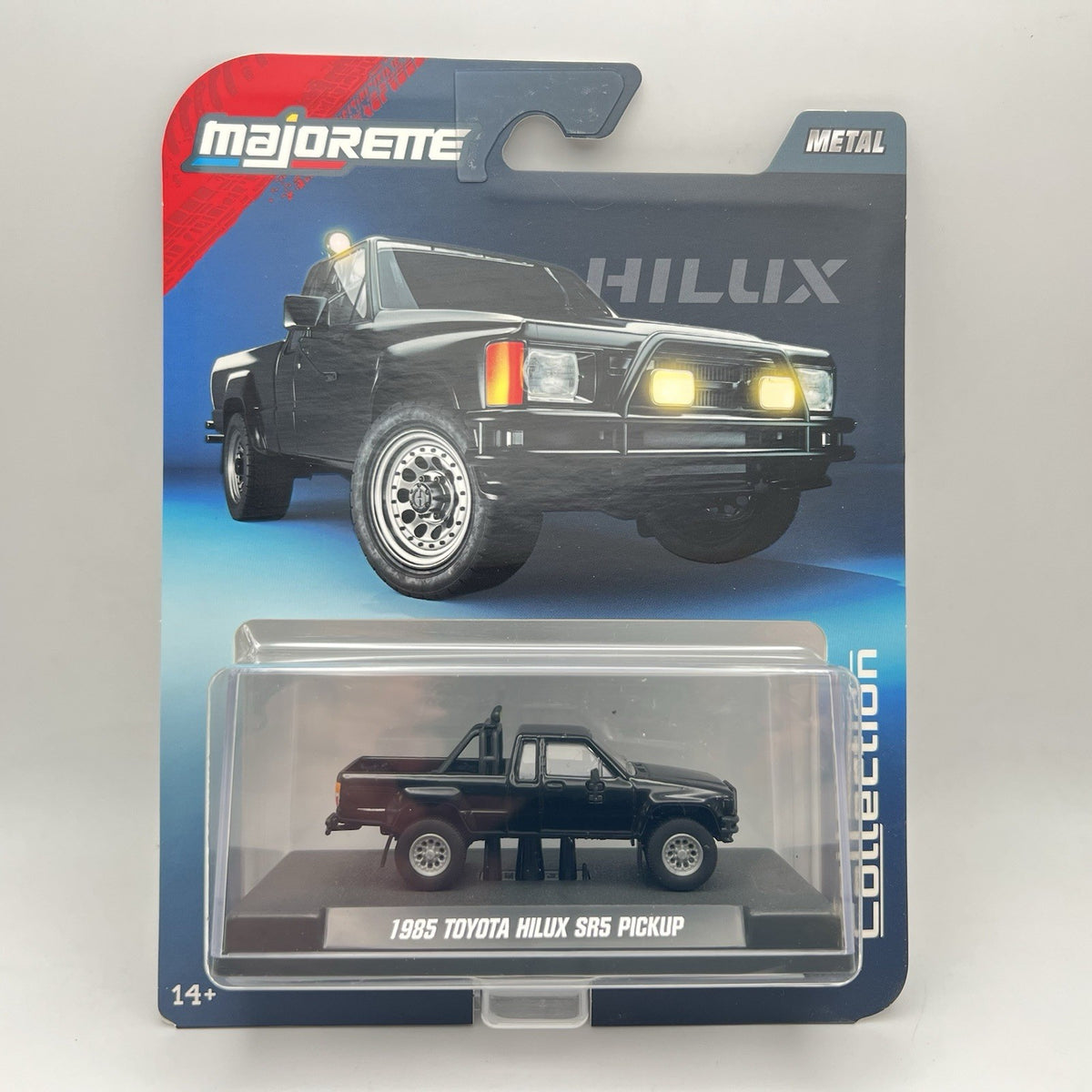 Majorette Collectors Series 1985 Toyota Hilux SR5 Pickup Black