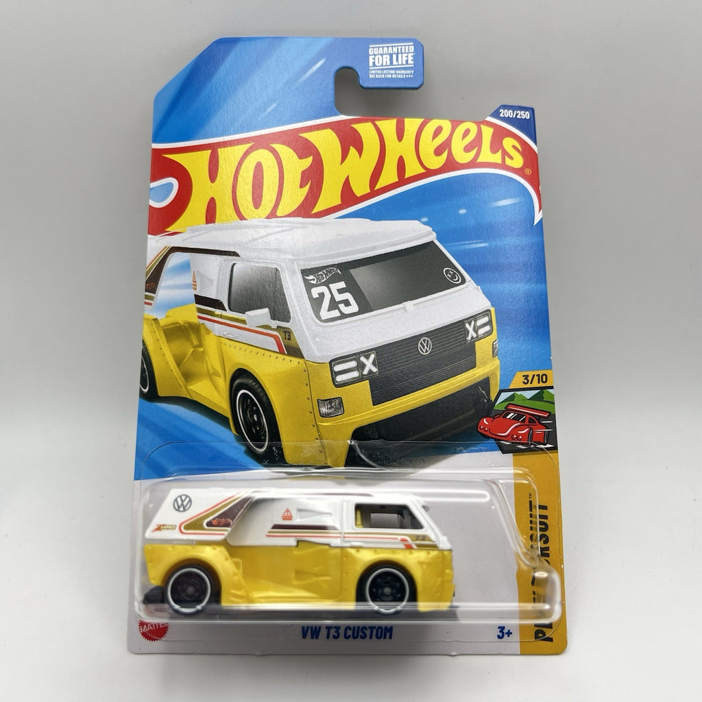 LOT OF 3 - 2024 & 2025 HOT WHEELS VOLKSWAGEN VW T3 CUSTOM COLOR VARIANTS