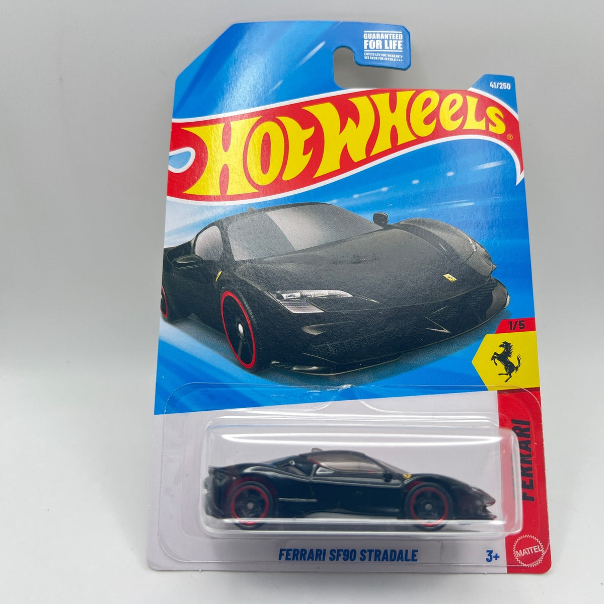 Hot Wheels 2026 Mainline Ferrari Series Ferrari SF90 Stradale Black #41
