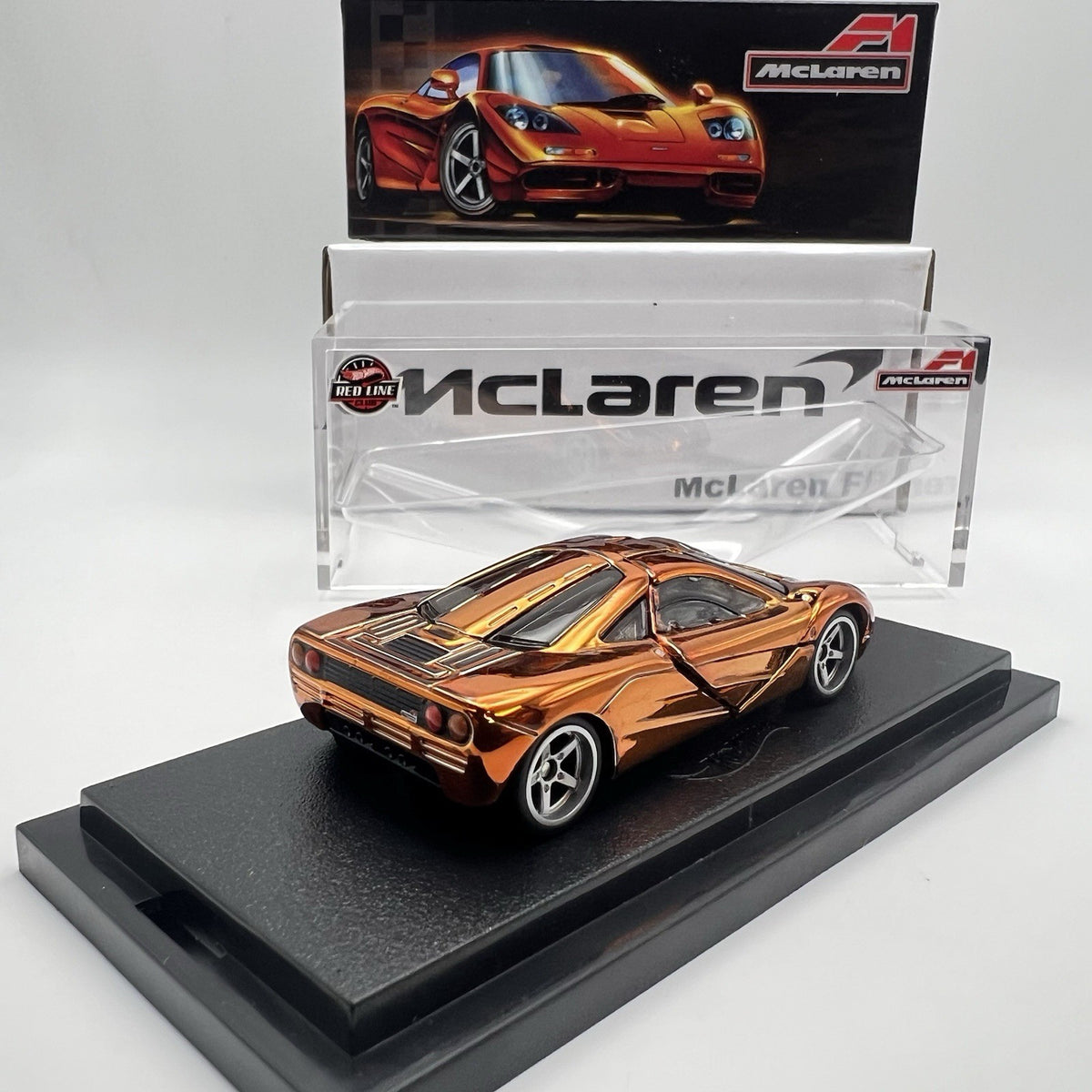 Hot Wheels RLC Exclusive McLaren F1 Spectraflame Dark Orange HGK75