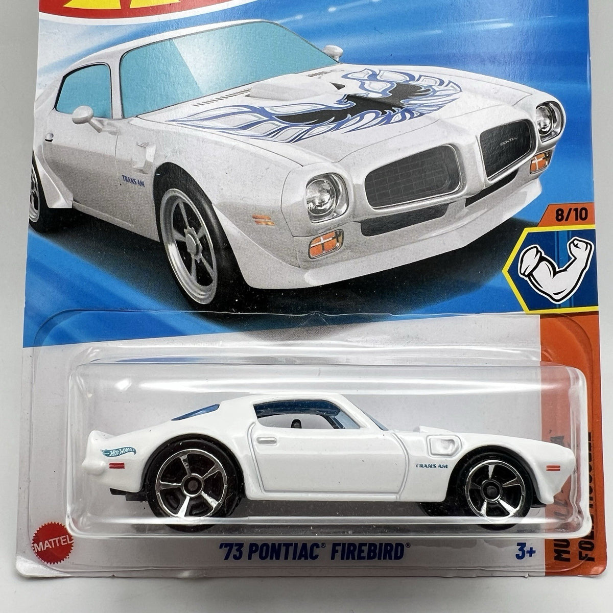 HOT WHEELS '73 PONTIAC FIREBIRD MUSCLE MANIA FOLIE MUSCLEE