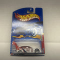 HOT WHEELS #63 TUNERS 1/4 FORD FOCUS WHITE W/RED WING W/LACE SPOKE WHEELS 2002