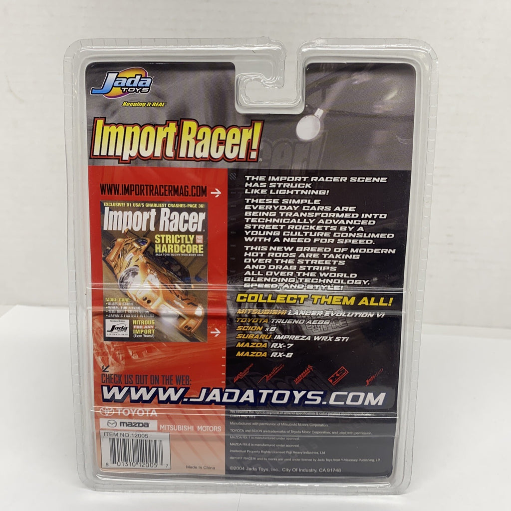 Jada Toys Import Racer #040 Mitsubishi Lancer Evolution VI Error Trueno AE86 Tag