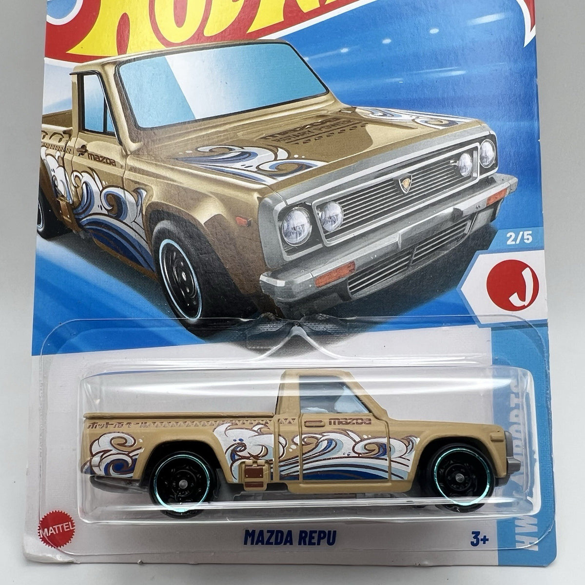 Hot Wheels 2025 HW J-Imports 2/5 047 Mazda REPU TAN Mad Mike