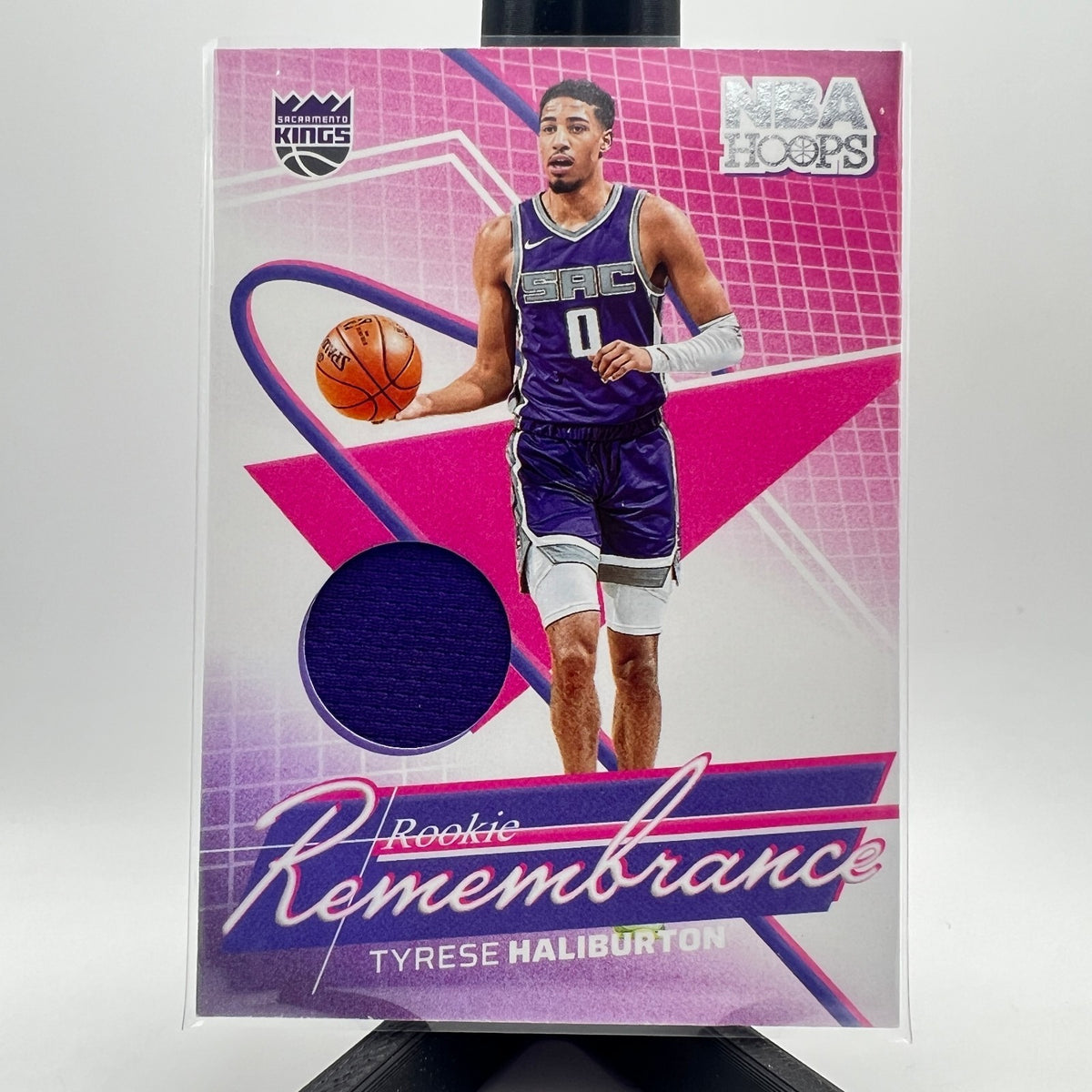 2024-25 Hoops Rookie Remembrance #RR-THK Tyrese Haliburton Memorabilia Swatch