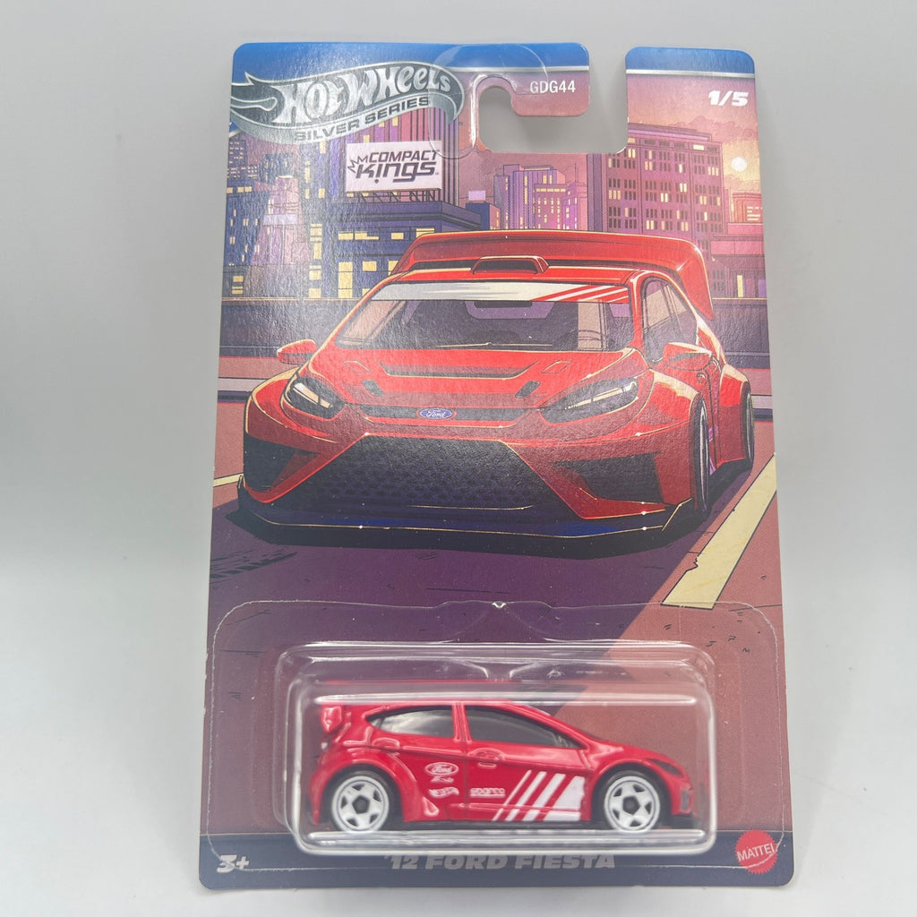 Hot Wheels Silver Series 12 Ford Fiesta Compact Kings 1/5 Red 1:64