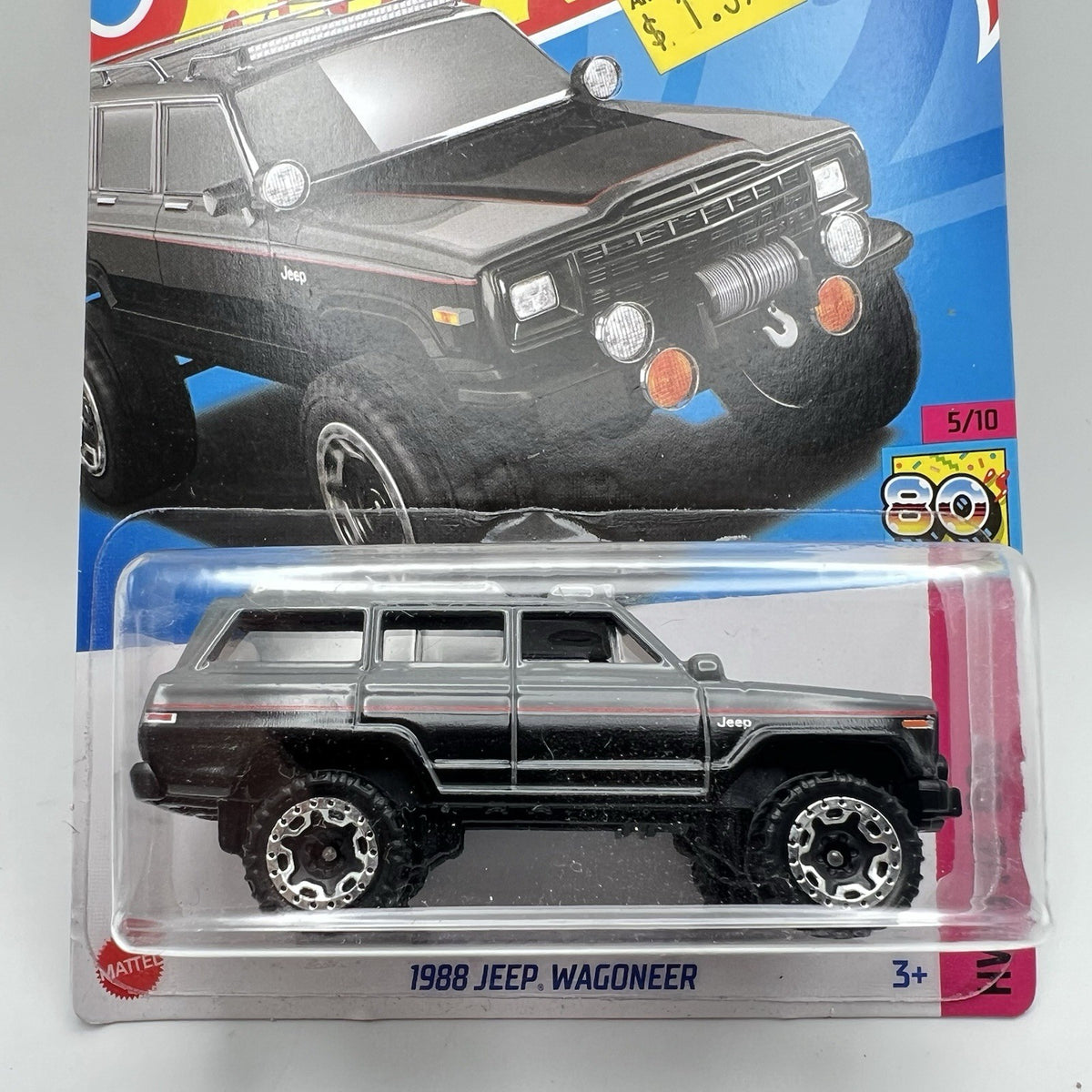 2023 Hot Wheels D Case Black 1988 Jeep Wagoneer HW The 80's #52