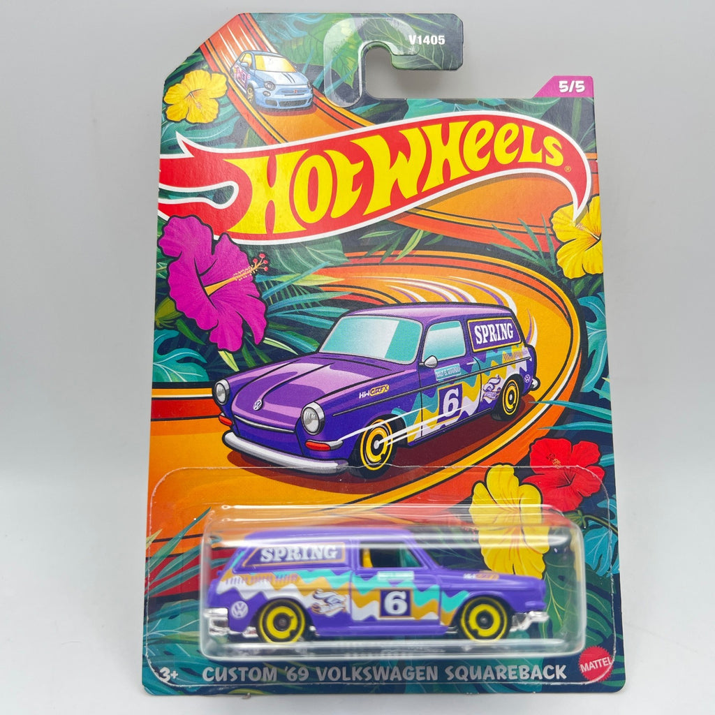 Hot Wheels Spring 2023 Complete Set of 5 Fiat 500 Escort Mini Subaru Squareback