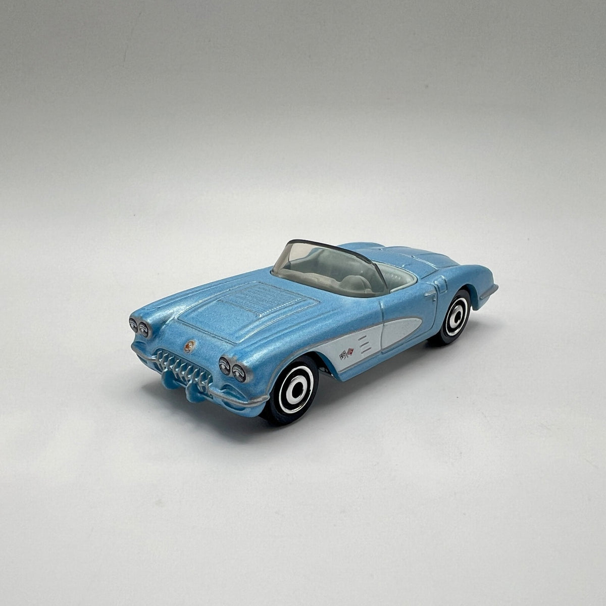 Matchbox 1958 Chevrolet Corvette Light Blue LOOSE 1/64
